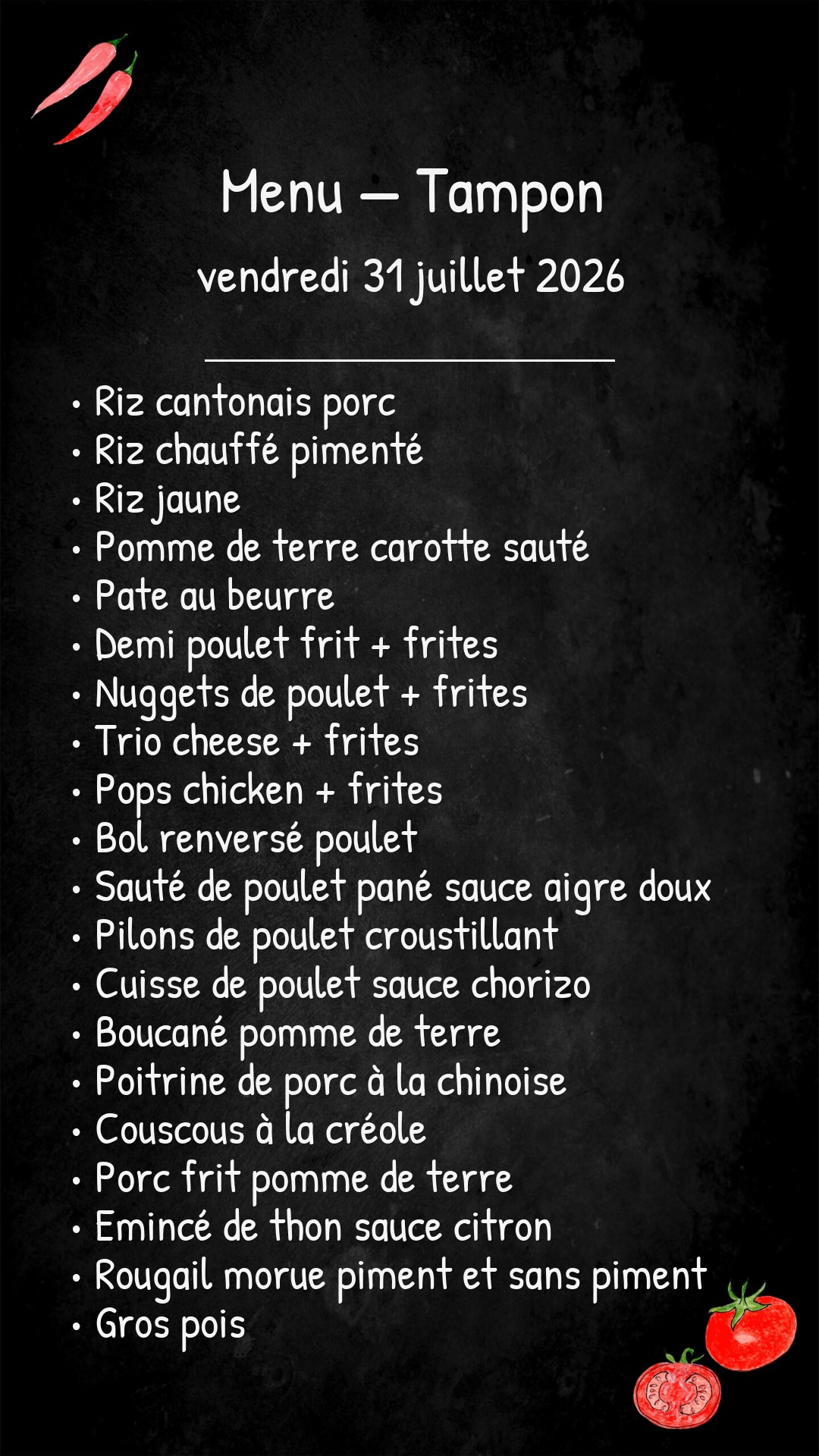 -Vendredi 31 Juillet 2026-