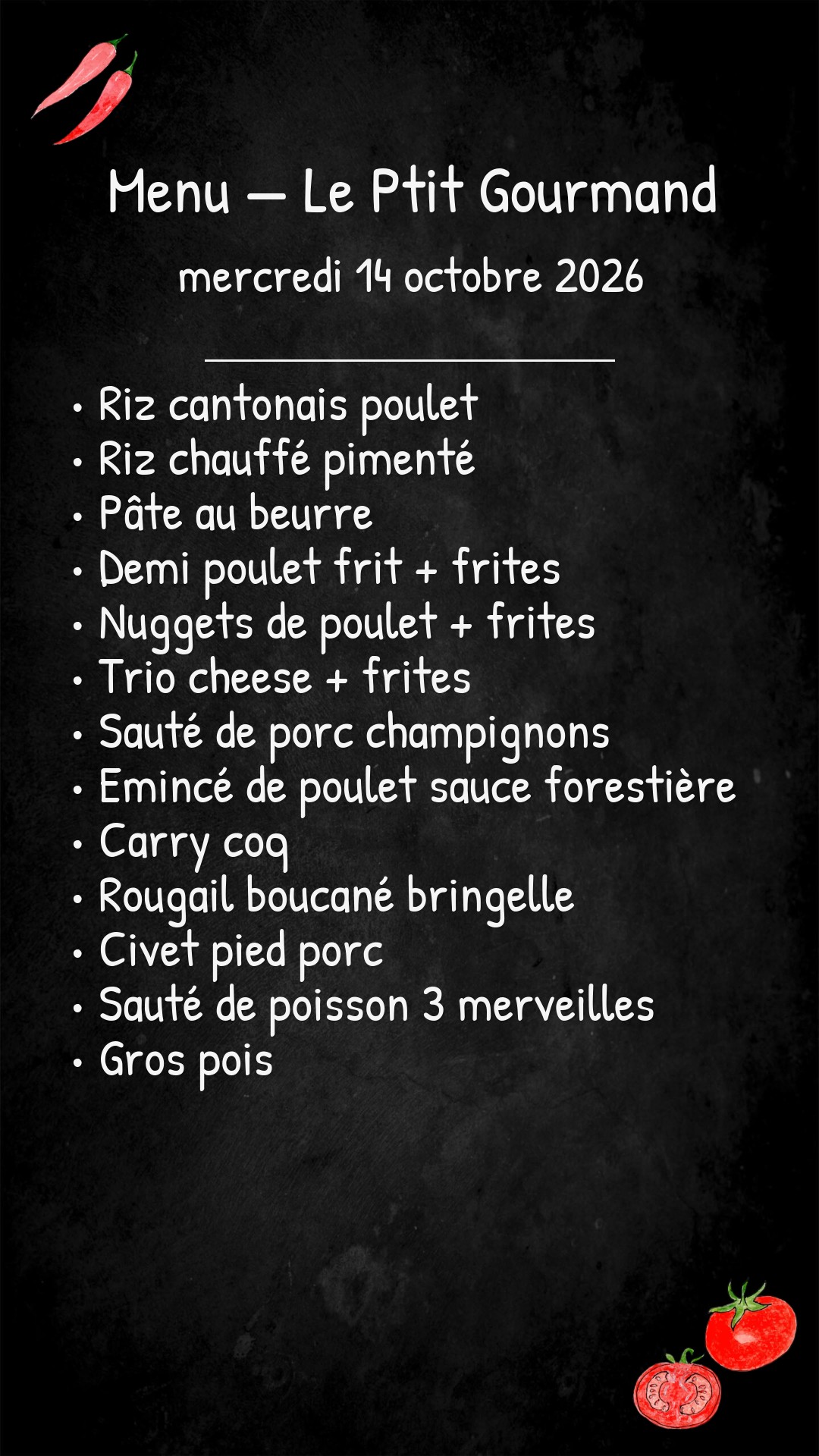 -Mercredi 14 Octobre 2026-